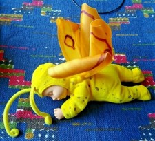 KB1/ POUPEE PELUCHE BEBE ANNE GEDDES PAPILLON JAUNE TBE