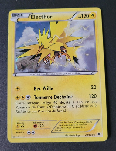 Carte pokémon holo - pokémon, n°23/108