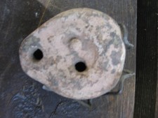 RARE LOT DE 4 LAMPES A HUILE  MODELE REDUIT ANCIENNE  AVEC SUPPORT EXPO 