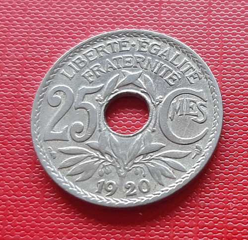 Pièce france 25 centimes - ,,