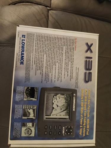 New box lowrance x135 - in,