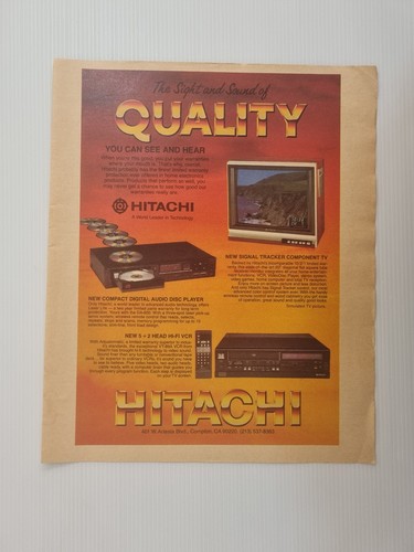 Hitachi annonce vintage - annonce,