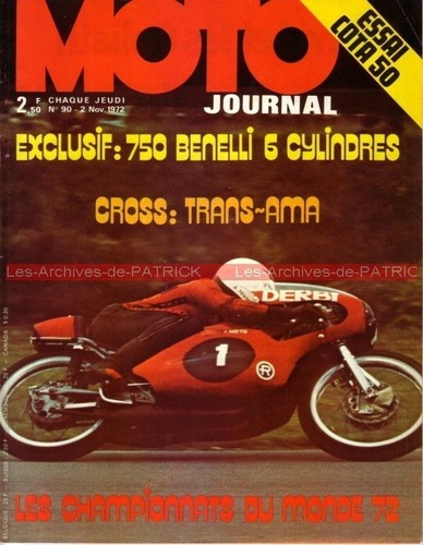Moto journal benelli 750 - moto,