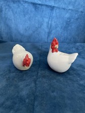 Paire de poules sel/poivre