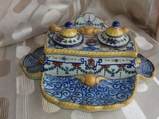 XIX encrier FAIENCE  NEVERS