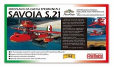 PORCO ROSSO - 1/48 Savoia S.21 Seaplane Model Kit Fine Molds