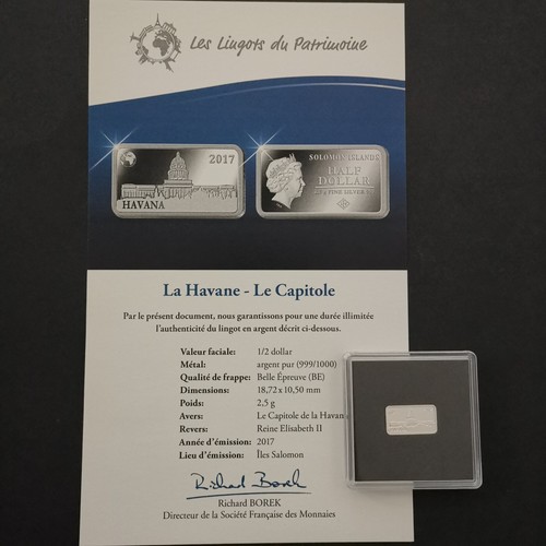 Lingot argent 999 be - 2.5g,