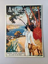 CARTE POSTALE - Antibes, Côte d'Azur - Trains Extra-Rapides de jour ou de nuit