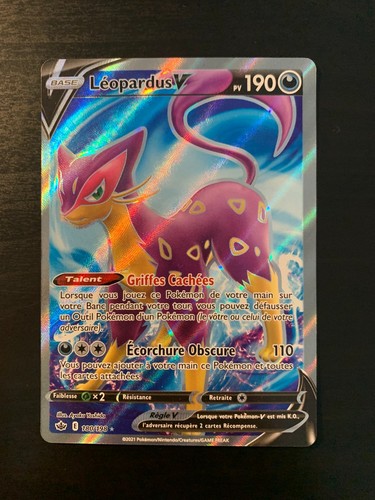 Carte pokémon léopardus v - :,