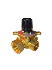 Vanne Mélangeuse 4 Voies 1" - LAITON  Kvs 16 - Thermador VC4V33