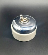 Ancien interrupteur porcelaine