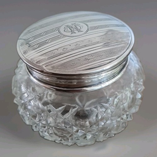 Pot poudre flacon cristal - poudre,