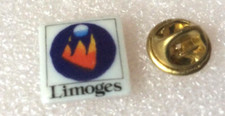 pin's ville divers DEPT Haute-Vienne (87)  Limoges (Thosca) porcelaine