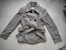 Manteau Gris Parka Zara Basic Taille S