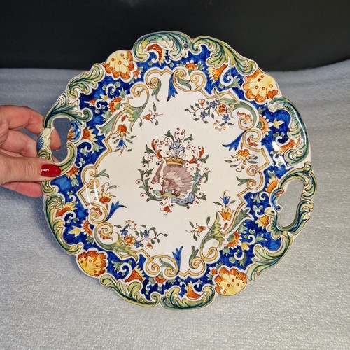 Assiette en faïence - en,