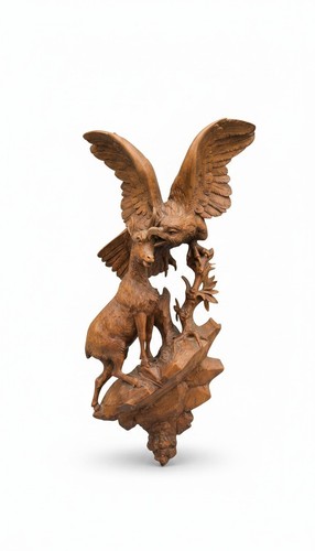 Forêt noire aigle attaquant - noire,