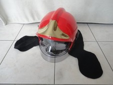 Casque F1 SF rouge de Sapeurs-Pompiers – visière transparente
