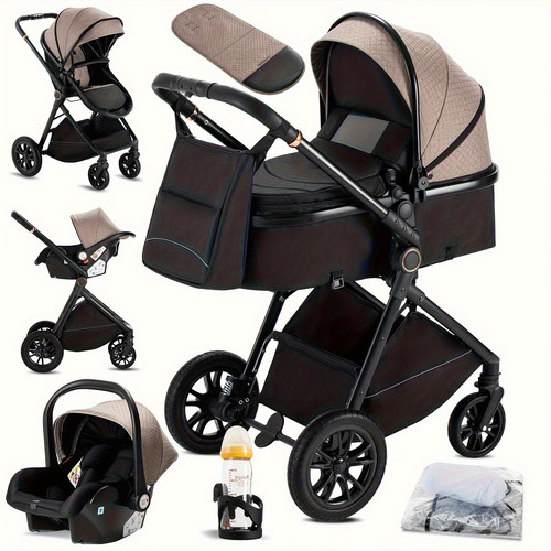 Poussette combi luxe - poussette,