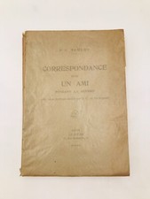 Correspondance avec un ami