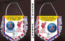 fanion football 1/8 C1 PSG PARIS VS LIVERPOOL MARS 2025