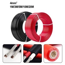 Cable solaire photovolta?que monoc?ur TUV fil noir rouge haute qualit?? ext??