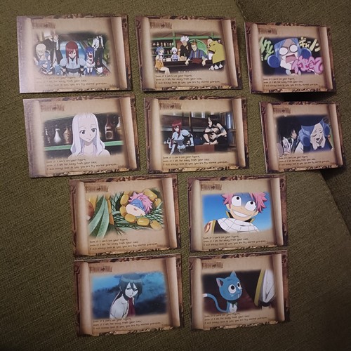 Ssr fairy tail - tail, cartes