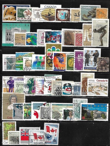 Canada timbres oblitérés - timbres,