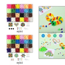 2400 Pièces Hama Perles Fusible Perles Kit DIY Art Artisanat Perles Kit