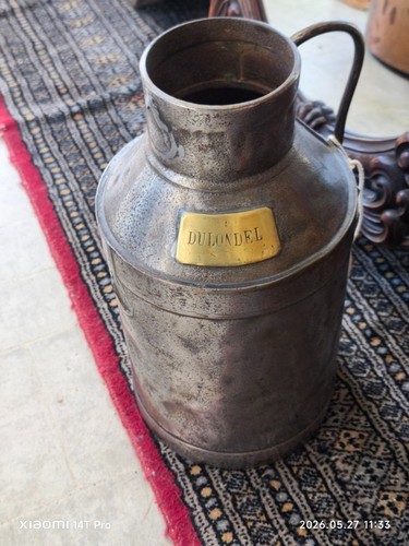 Ancien pot lait avec - avec, sa