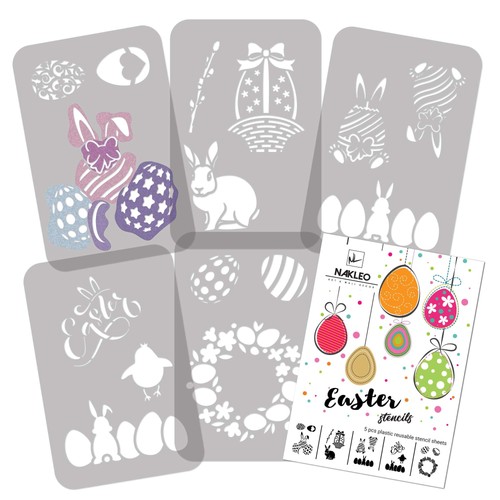 Pochoirs peinture set 5 - pochoirs,