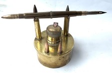 OBJET DE POILU ENCRIER 1914-1918 TRENCH ART WW1 INK BOTTOM TINTE UNTEN TINTA FON