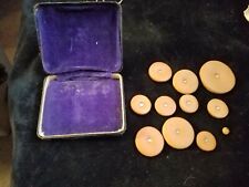 11 Vintage Replacement Saxophone Pads 