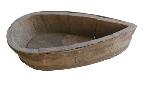 Ancien récipient bois - en,