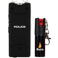 POLICE Stun Gun Burn Pepper