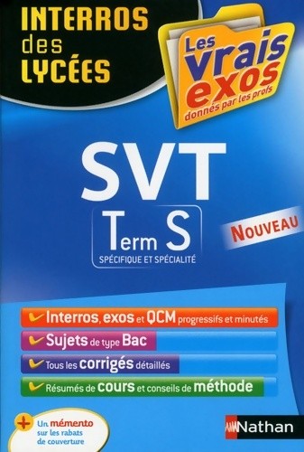 Interros des lycées svt term - des,