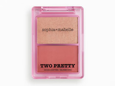 SOPHIA + MABELLE Two Pretty Highlighter + Blush Palette