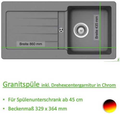 évier granit de - Évier,
