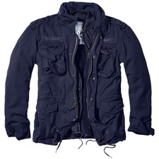 Brandit M65 Giant Homme Jacket Police Chaud Manteau Sécurité Doublure Parka Navy