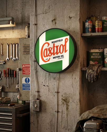Enseigne castrol motor - castrol, oil