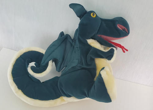 Folkmanis green winged dragon - folkmanis,