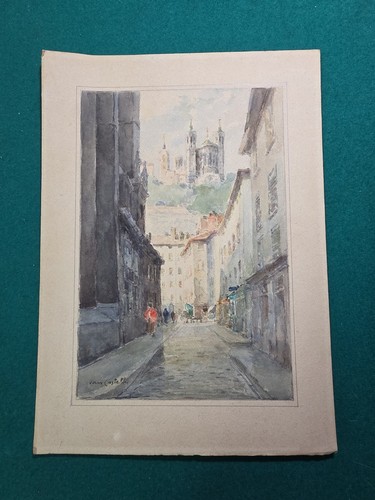 Aquarelle originale signée