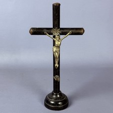 Ancien Crucifix De Table En