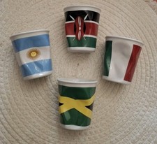 Lot De 4 Tasses Froissées