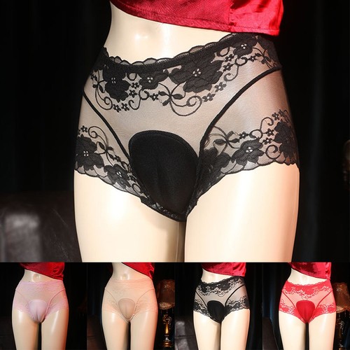 Pochette dentelle sissy homme