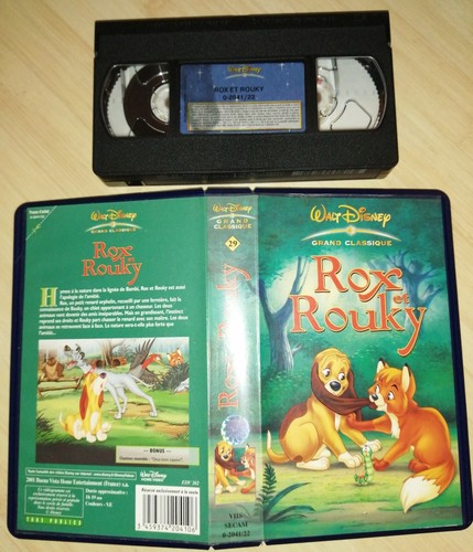 Vhs officielle disney rox - officielle,