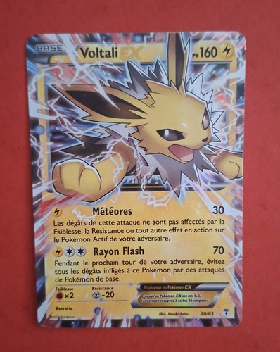 Carte pokémon voltali ex - voltali,