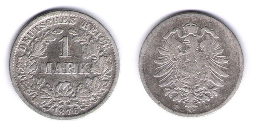 1876 stuttgart mint - f-stuttgart, .900