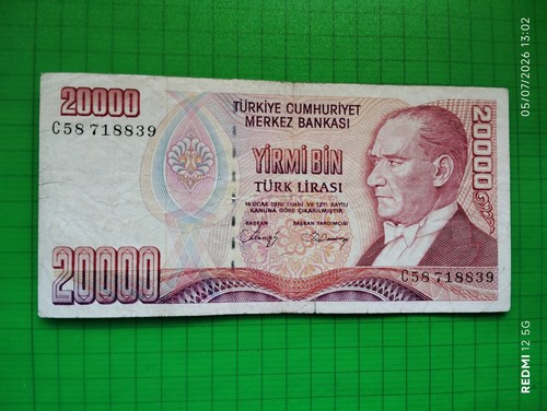 Billet turquie 000 - 000, türk