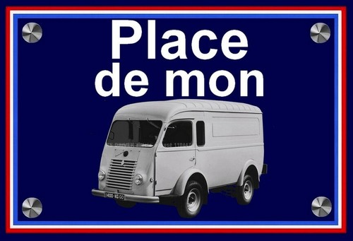 Plaque place mon forgon - plaque,