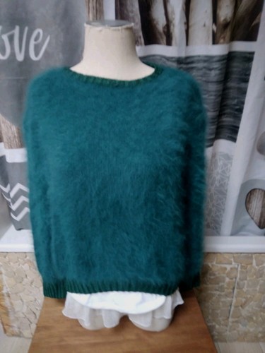 Splendide pull angora vert - ,